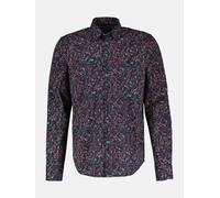 LERROS Floral-bedrucktes Herrenhemd mit Stretchanteil - Classic Navy L