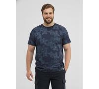 LERROS Floral bedrucktes T-Shirt in Jersey-Qualität, große Größen - Classic Navy 4XL