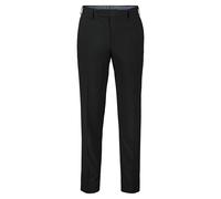 Baukastenhose LERROS "Anzughose in Kurzgrößen mit Stretchanteil, gerade geschnitten", Herren, Gr. 26, schwarz, 49% Viskose, 29% Polyester, 20% Wolle, 2% Elasthan, Hosen (91646020-26) schwarz