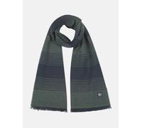 LERROS Gefranster Schal in Pinstripe-Optik - Classic Navy PCK
