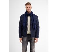 LERROS Gemusterter Schal aus weicher Baumwollmischung - Classic Navy PCK