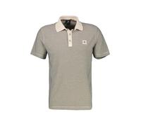 LERROS gestreiftes Herren Poloshirt (DE/NL/SE/PL, Alphanumerisch, L, Regular, Regular, Bone White)