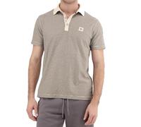 LERROS gestreiftes Herren Poloshirt (DE/NL/SE/PL, Alphanumerisch, XL, Regular, Regular, beige)