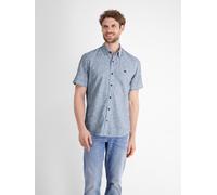 LERROS Gestreiftes Herren Sommerhemd - Cobalt Blue S