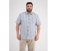 LERROS Gestreiftes Kurzarmhemd in grossen Größen - True Blue 5XL