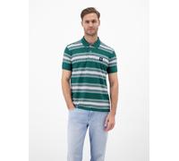 LERROS Gestreiftes Poloshirt aus 100% Baumwolle - Soft Teal L