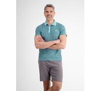 Poloshirt LERROS "LERROS Herren Poloshirt, gestreift", Herren, Gr. S, coastal blau, 100% Baumwolle, ohne Ausschnitt, Kurzarm, Shirts (12733840-S) coastal blau