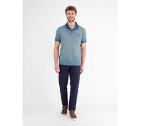 LERROS Gestreiftes Poloshirt für Herren - Crispy Blue XXXL