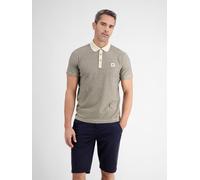 LERROS Gestreiftes Poloshirt für Herren - Light Dune Beige S