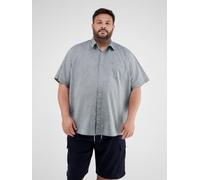 LERROS Halbarmhemd in Großen Größen - Crispy Blue 5XL