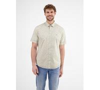 LERROS Halbarmhemd, sommerlich gemustert - White XL