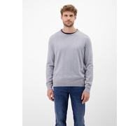 LERROS Herren Basic Strickpullover - Platinum Grey Melange XXL