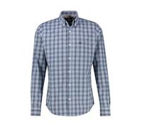 LERROS Herren Karohemd mit Button-Down-Kragen 100% Baumwolle Classic Navy XXL