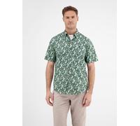 LERROS Herren Halbarmhemd, floral bedruckt - Sage Green S