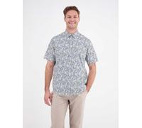 LERROS Herren Halbarmhemd, floral bedruckt - White S