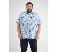 LERROS Herren Halbarmhemd in Großen Größen - Cobalt Blue 4XL