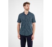 LERROS Herren Jerseyhemd, floral gemustert - Coastal Blue L