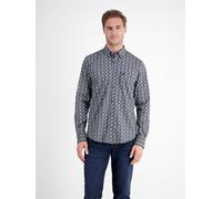 LERROS Herren Langarmhemd, modisch gemustert - Light Coffee XXL