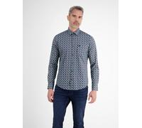 Langarmhemd LERROS "LERROS Herren Langarmhemd, modisch gemustert", Herren, Gr. L, Normal- und Kurzgrößen, scandinavian rot, 100% Baumwolle, Hemden (56797360-L) scandinavian rot