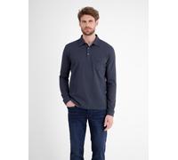 LERROS Herren-Langarmpolo in Waffeloptik - Classic Navy XXL