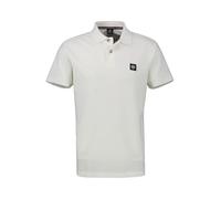 Poloshirt LERROS, Herren, Gr. XL, soft teal, Single Jersey, Obermaterial: 100% Baumwolle, unifarben, normal hüftbedeckend, Rundhals, Shirts, Kurzarm mit Logo-Badge (29312202-XL) soft teal