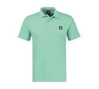 Poloshirt LERROS, Herren, Gr. XL, classic navy, Single Jersey, Obermaterial: 100% Baumwolle, unifarben, normal hüftbedeckend, Rundhals, Shirts, Kurzarm mit Logo-Badge (92526743-XL) classic navy
