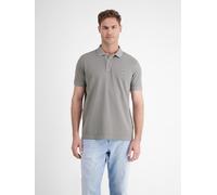 Poloshirt LERROS "LERROS Herren Poloshirt in gewaschener Optik", Herren, Gr. XL, grau (basalt grau), 100% Baumwolle, ohne Ausschnitt, Kurzarm, Shirts (88975023-XL) basalt grau