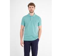 Poloshirt LERROS "LERROS Herren Poloshirt in gewaschener Optik", Herren, Gr. S, coastal blau, 100% Baumwolle, ohne Ausschnitt, Kurzarm, Shirts (62127065-S) coastal blau
