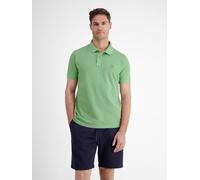 Poloshirt LERROS "LERROS Herren Poloshirt in gewaschener Optik", Herren, Gr. S, grün (sage grün), 100% Baumwolle, ohne Ausschnitt, Kurzarm, Shirts (37914562-S) sage grün