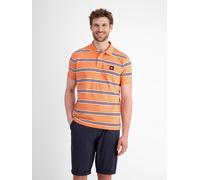 LERROS Herren Poloshirt in Rugby-Optik - Pale Papaya M