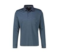 LERROS - Herren Poloshirt Langarm, Regular Fit, (25D4211), Größe:3XL, Farbe:Navy (485)