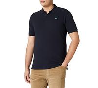 Poloshirt LERROS, Herren, Gr. M (50), blau (night blau), Piqué, Obermaterial: 100% Baumwolle, normal hüftlang, eingesetzt Rippbündchen, Shirts, mit dezenter Stickerei auf der Brust (24261842-M) night