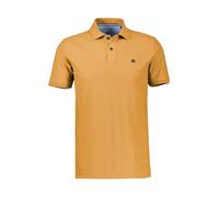 Poloshirt LERROS "Poloshirt, COOL & DRY und Logo-Stitch", Herren, Gr. L, dull peach, 60% Baumwolle, 40% Polyester, ohne Ausschnitt, Shirts, Trocknet schnell, angenehm kühl, pflegeleicht, kurzarm, einf