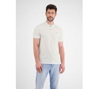 LERROS Herren Poloshirt, tonal gestreift - Broken White XXL