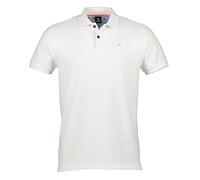 LERROS Poloshirt, mit dezenter Stickerei auf der Brust M (50) weiß Herren Kurzarm Poloshirts Shirts Poloshirt M (50) weiß