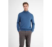 Lerros Rollkragenpullover mit Label-Stitching in Royal, Größe M