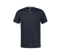 T-Shirt LERROS "T-Shirt mit Rundhalsausschnitt und Knopfleiste", Herren, Gr. 3XL, classic navy, 100% Baumwolle, Rundhals, Shirts T-Shirt (64439652-XXXL) classic navy