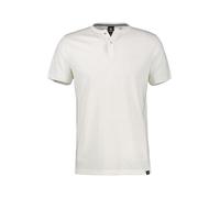 LERROS Serafino Shirt mit Rundhalsausschnitt und Knopfleiste - Broken White L
