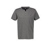 LERROS - Herren Serafino Kurzarm T-Shirt, Regular Fit, (2533908), Größe:XL, Farbe:Basalt Grey (277)
