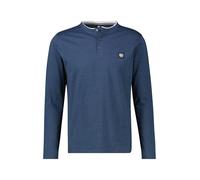 LERROS - Herren Serafino Shirt, Regular Fit, (2584901), Größe:M, Farbe:Navy (485)