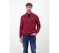 LERROS Herren Stricktroyer, grob gerippt - Deep Garnet Red XXXL