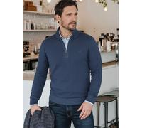 Troyer LERROS, Herren, Gr. 3XL, scandinavian rot, Web, Obermaterial: 100% Baumwolle, unifarben, normal hüftbedeckend, Rundhals, Bündchen, Pullover, mit Logo-Badge (67910805-XXXL) scandinavian rot