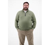 LERROS Herren Stricktroyer in lebendiger Optik - Nordic Olive 6XL