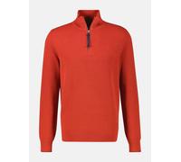 Troyer LERROS "LERROS Herren Stricktroyer in lebendiger Optik", Herren, Gr. 5XL, scandinavian rot, 100% Baumwolle, ohne Ausschnitt, Pullover (14674955-5XL) scandinavian rot