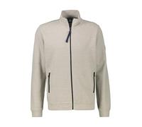 LERROS Sweatjacke Fullzip Herren Regular Fit 90% Baumwolle/10% Polyester Gr. 3XL Weiß