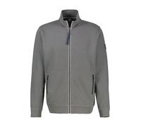 Lerros Herren Sweatjacke 25D4503 Baumwollmischgewebe, Reißverschlusstaschen Basalt Grey L