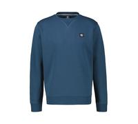 Sweatshirt LERROS "Urbaner Sweatshirtstyle, weiche Haptik", Herren, Gr. XXL, storm blau, 50% Baumwolle, 50% Polyester, Sweatshirts Sweatshirt, Unifarbenes Herren-Sweatshirt, hoher Tragekomfort, REGULA