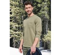LERROS Herren Sweatshirt - clean, soft und smart! - Aloe Green S