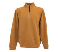 LERROS Herren Sweatshirt Troyer mit Bündchen Pumpkin orange Größe XXL
