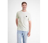 LERROS Herren T-Shirt in Waffel-Piqué - Broken White XXL